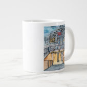 Bestemmingen | Waterverf  metro-ingang Grote Koffiekop (Voorkant rechts)