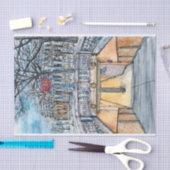 Bestemmingen | Waterverf metro-ingang Tissuepapier (Craft)