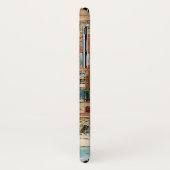 Bestemmingen | Waterverf strand en gebouwen Case-Mate iPhone Case (Achterkant/links)