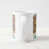 Bestemmingen | Waterverf strand en gebouwen Jumbo Mok (Achterkant)