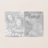 bestemmings-trouwpaspoort folie kaarten (Binnen)