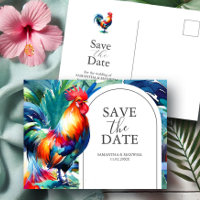 Bestemmingsbruiloft Bewaar de datum Briefkaarten