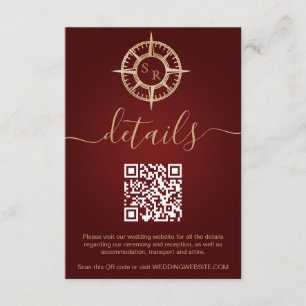 Bestemmingspaspoort Kompas QR Code Details Informatiekaartje