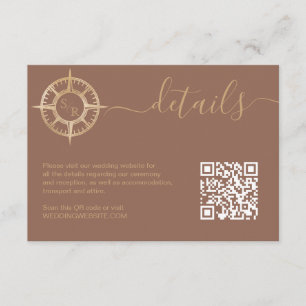 Bestemmingspaspoort Kompas QR Code Details Informatiekaartje