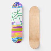 Bestemmingsvakantie feestelijk Abstract Skateboard (Voorkant)