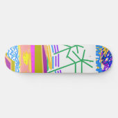 Bestemmingsvakantie feestelijk Abstract Skateboard (Horizontaal)