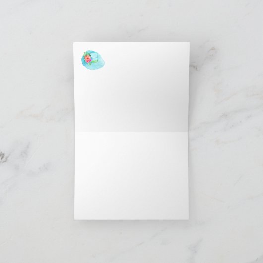 Bestemmingsweddenschap Hartelijk dank Bedankkaart (Binnen)