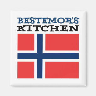 Bestemor's Kitchen Noors grootmoeder Magnet Magneet