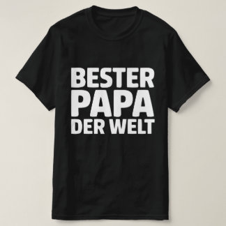 Bester Papa der Welt T-shirt