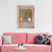 Bestiary Drie gebogen lijnen Canvas Afdruk (Insitu (Woonkamer))