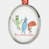 Bestie4You Kerstversiering Metalen Ornament (Links)