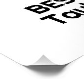 Bestie Beste Vrienden 6 Foto's en Persoonlijke Tek Perfect Poster (Hoek)