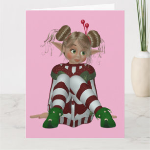 BESTIE BESTE VRIENDIN BFF ELF MEISJE KAART
