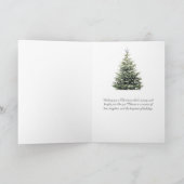 Bestie de carte de Noël personnalisée (Intérieur)