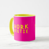 Bestie de travail Mug (Devant gauche)