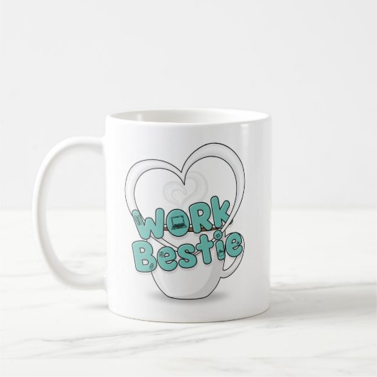 Bestie de travail Mug (Gauche)