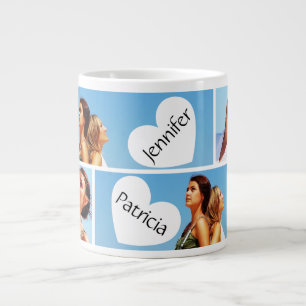 Bestie - Foto-collage van herinneringen Extra Grote Beker