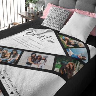 Bestie Moderne 8 Fotofilmstrook Collage Fleece Deken