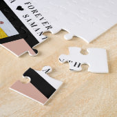 Bestie | Moderne 8 Fotofilmstrook Collage Legpuzzel (Zijkant)