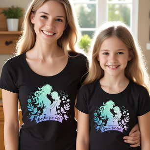 Bestie moeder en ik Bestie voor het leven moeder e T-shirt