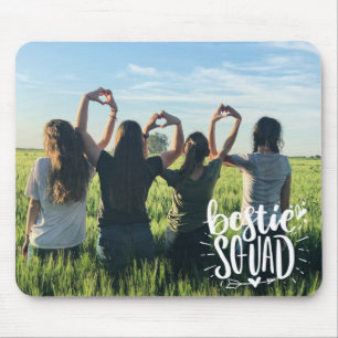 Bestie Squad Persoonlijke foto BFF-overlay Muismat