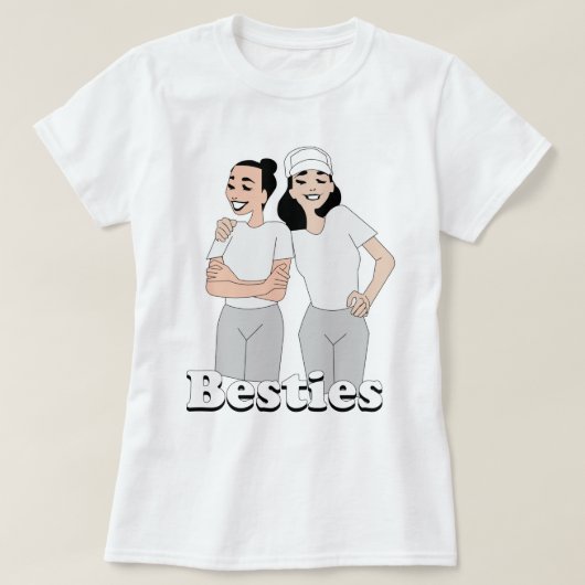 Bestie T-shirt (Design voorkant)
