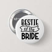Bestie van de bruid ronde button 5,7 cm (Voorkant /achterkant)
