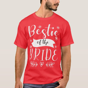 Bestie van de bruidsmeisje van de huwelijksreis t-shirt