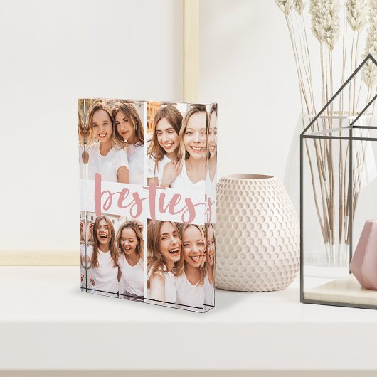Besties | Best Friends Custom Collage Photo Block Fotoblokken