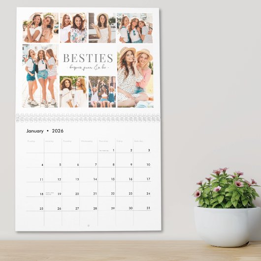 Besties Best Friends Photo Kalender