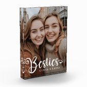 Besties beste vrienden aangepaste namen fotoblok (Links)