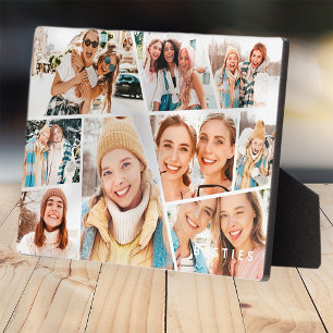 Besties Bestfriends Modern Simple 9 Afbeeldingen C Fotoplaat