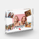 Besties, BFF,5 Aangepaste foto's, Modern, Schattig Fotoblokken (Links)