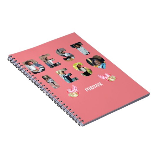 Besties BFF Friends Forever 8 Foto Afbeelding Noti Notitieboek (Rechterzijde)