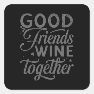Besties BFF Heart Beste vrienden Bestie Vierkante Sticker