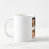 Besties black photo collage meilleurs amis Mug (Gauche)