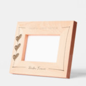 Besties Forever Best Friends Hearts Aangepaste nam Gegraveerde Lijstjes (Links)