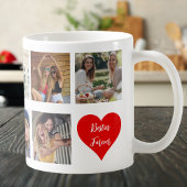 Besties Forever, BFF 8 Custom Photo & Heart, Moder Koffiemok
