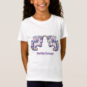 Besties Forever Unicorn T-shirt (Voorkant)