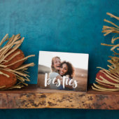 Besties | Foto van Best Friend Script Overlay Fotoplaat (Zijkant)