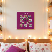 Besties Friendship Photo collage Horloge