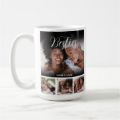 Besties Gepersonaliseerd Foto Collage Koffiemok (Links)