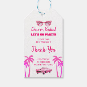 Besties Malibu Pink Doll Beach Cadeaulabel