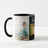 Besties modernes Photo Collage Mug (Gauche)