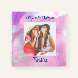 Besties, namen & uw foto, vs 2 notitieboek