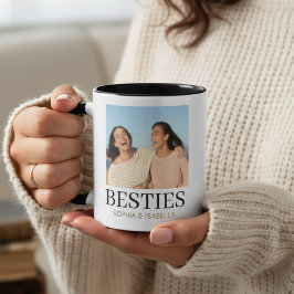 Besties Photo Mug | Personalized Best Friends Gift Mok