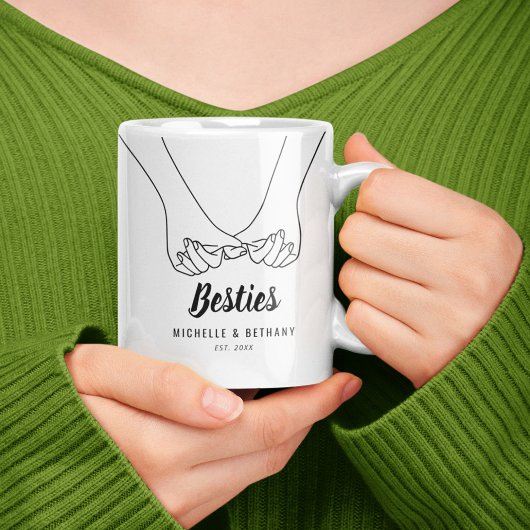 Besties Pinky Promise Koffiemok