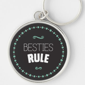 Besties Rule - Zwart Sleutelhanger
