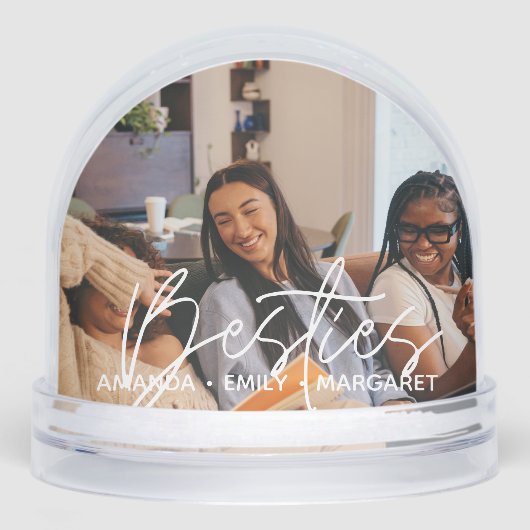 Besties Simple Script moderne Deux photos (Avant)