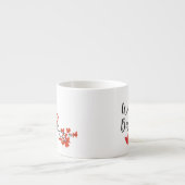 Besties Twee vogels op boomtak Espresso Kop (Voorkant)